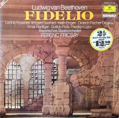 LP Record LUDWIG VAN BEETHOVEN , LEONIE RYSAN - Fidelio 2721168 Deutsche Grammo 1977 Germany Classical Used