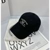 Spring and summer simple lace letter embroidery baseball cap versatile face small soft top curved brim cap