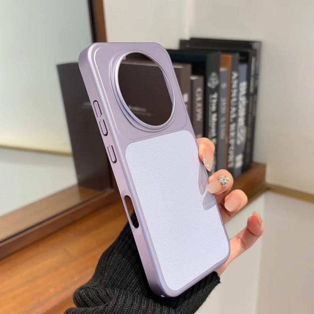 For Magsafe Plating Leather Hard Case for Honor Magic 8 Pro Magnetic Wireless Charging Matte Shockproof Cover for Honor Magic8