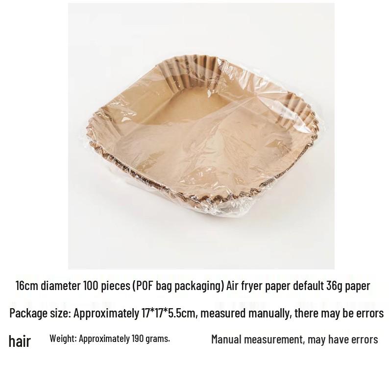 Food Grade Silicone Air Fryer Baking Papers, 16cm-20cm