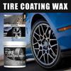 Tire Cleaner Paste Auto Rubber Parts Shiny Paste Durable Tire Brightener Protector For Car Tire 100g