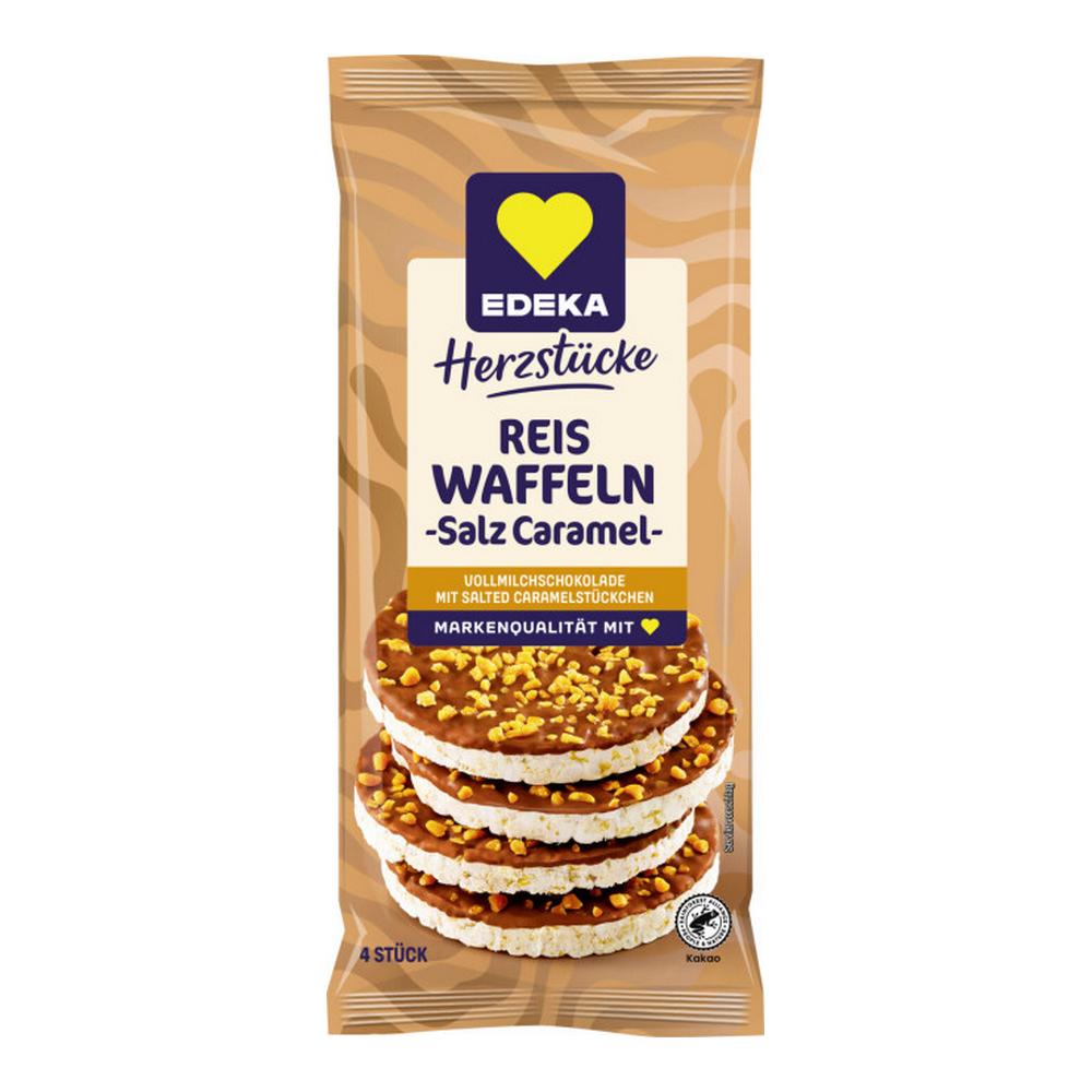 German Bread Edeka Rice Waffle Puffed Rice Salted Caramel 70G