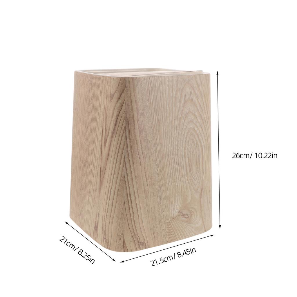8.5 L Rubbish Bin Bedroom Trash Can With Lid Farmhouse Bathroom Garbage Pp Dorm Waste Basket Wastebasket For Living Room