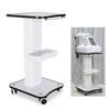 Max Load 40Kg Movable Desktop Handcart Multifunctional Storage Rack Beauty Salon Specialized Instrument Trolley 38*34*69cm