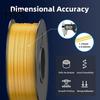 Multicolor Filament Roll 250g PLA 1.75mm, Low Warp 3D Printer Roll, Neatly Wound for Most Shrinkage
