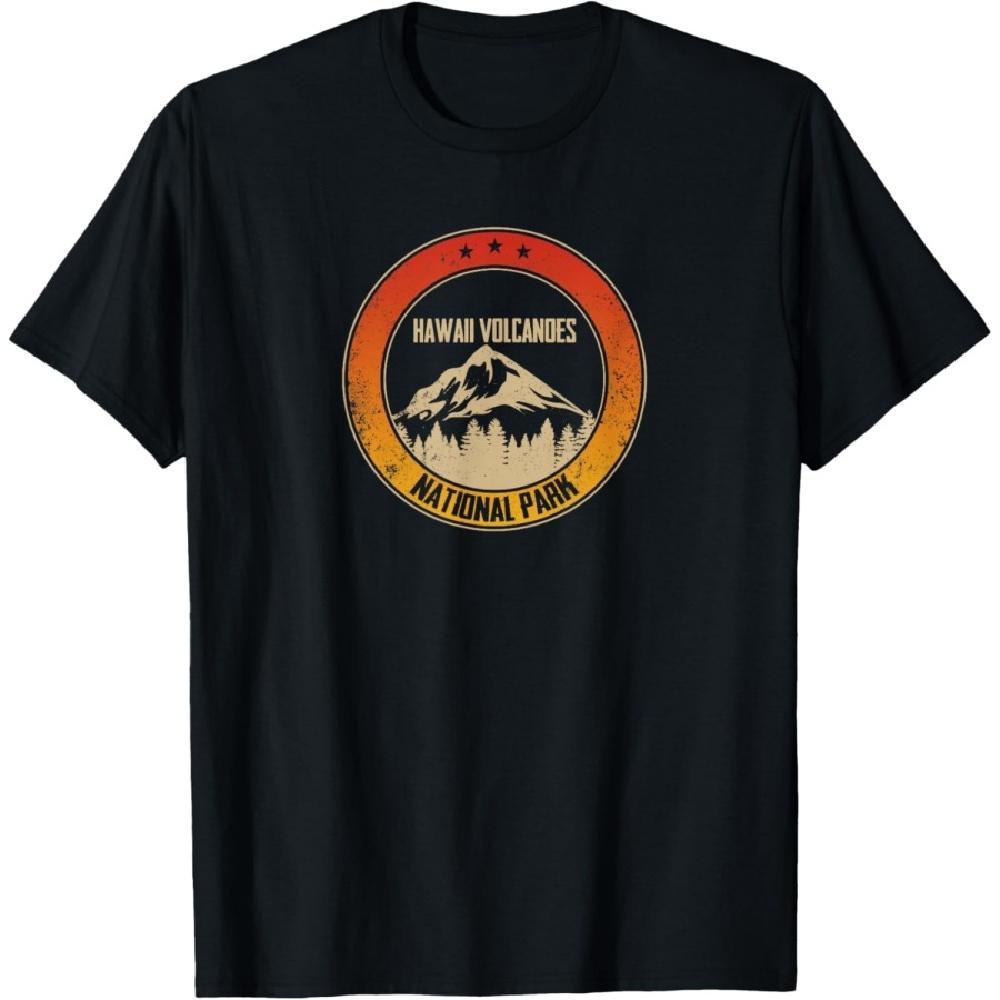 

Hawaii Volcanoes - National Park Retro Souvenir T-Shirt XXXXXL чорний