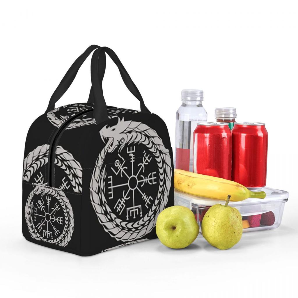 Viking Odin Valknut Runes Insulated Lunch Bag for Kids School Cooler Thermal Food Box Tote Portable Lunch Boxes Container