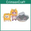 Adorable Lankybox Boxy Foxy Rocky Plush Soft Stuffed Toy Kids Game Figure Doll