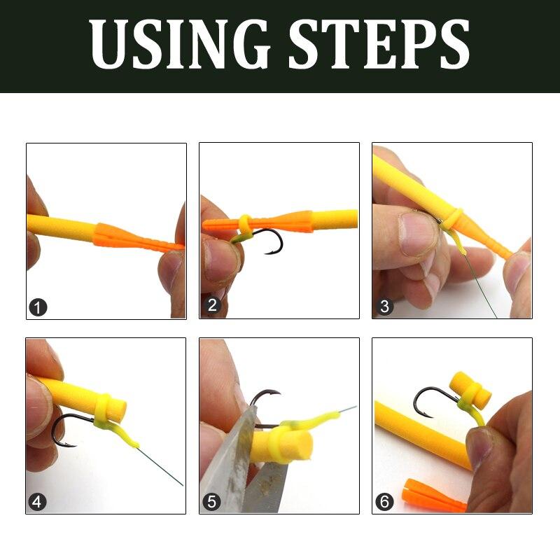 12PCS Karpfen Angeln Haken Köder Zig Aligna Kit für Zig Rig Karpfen Rig Ronnie Haar Rigs Karpfen Grob Feeder angelgerät