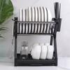 Dish filter Drainer Rack Removable Utensils Organizer for Kitchen