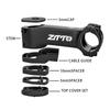 ZTTO 80/90/100/110/120/130MM Bicycle Internal Cable Routing Stem with Spacer 28.6mm-31.8mm Handlebar Bike Internal Wiring Stem