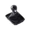 5/6 Speed For Seat Leon Lll MK3 2012-2017 Car Gear Head Black Wire Dust Cover Shift Handball Gear Handle Interior Accessories