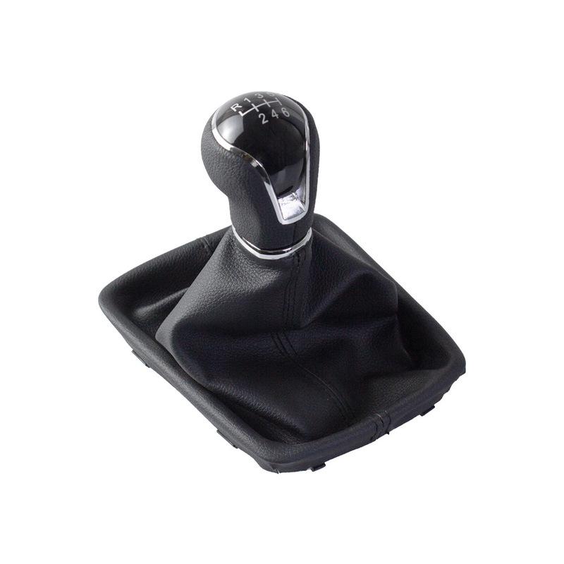 5/6 Speed For Seat Leon Lll MK3 2012-2017 Car Gear Head Black Wire Dust Cover Shift Handball Gear Handle Interior Accessories