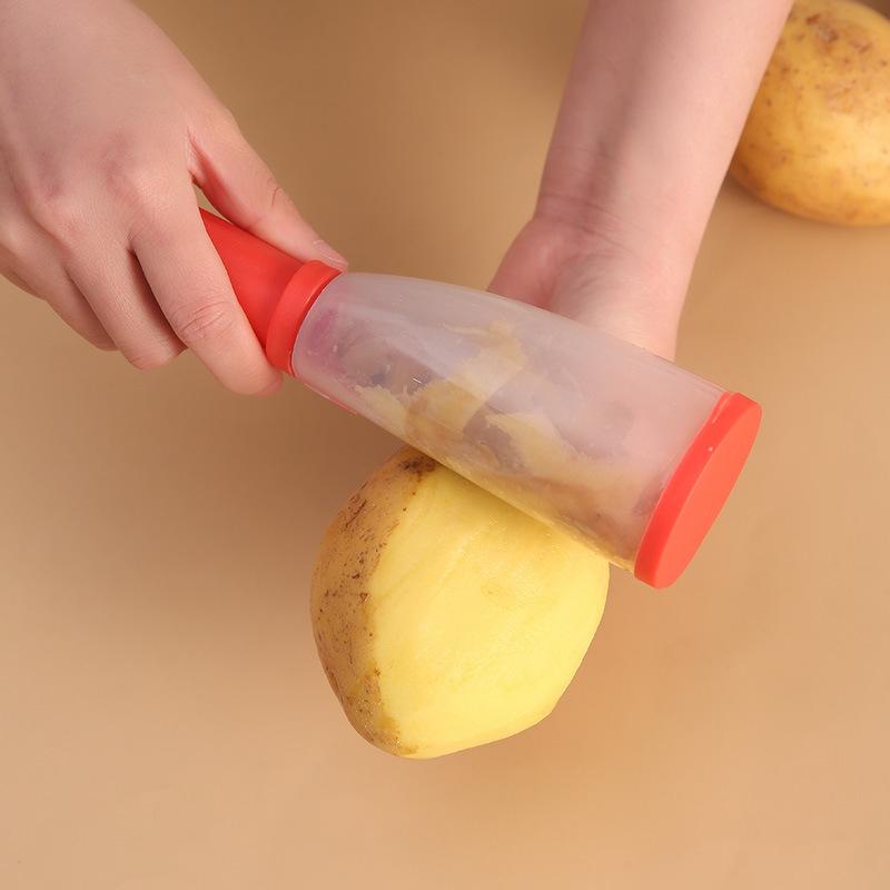 Multi Functional Household Storage Scraper with Storage Tube