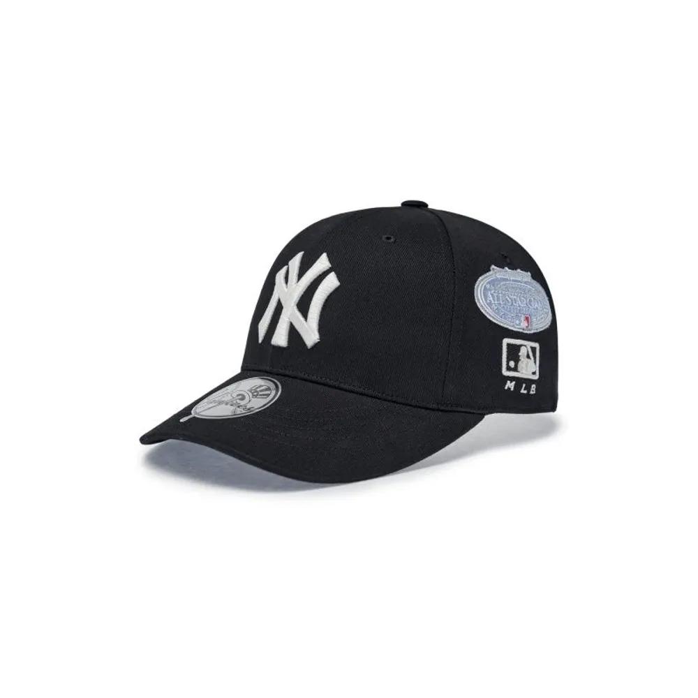Unisex Signature All-Over Patch Structure Ball Cap 3ACPB316N-50BKS FREE