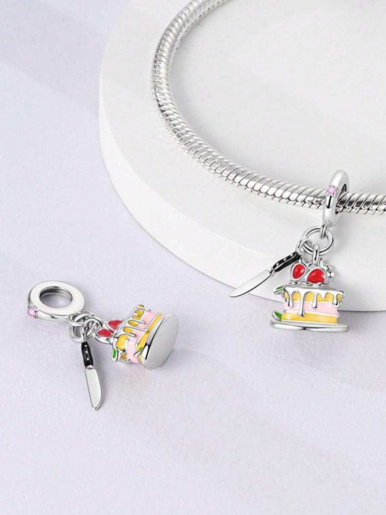 Charms Plata Beer Cake Banana Monkey Beads Charm Copper Plated Fit Copperoriginal Bracelet For Jewelry Making Diy Charm