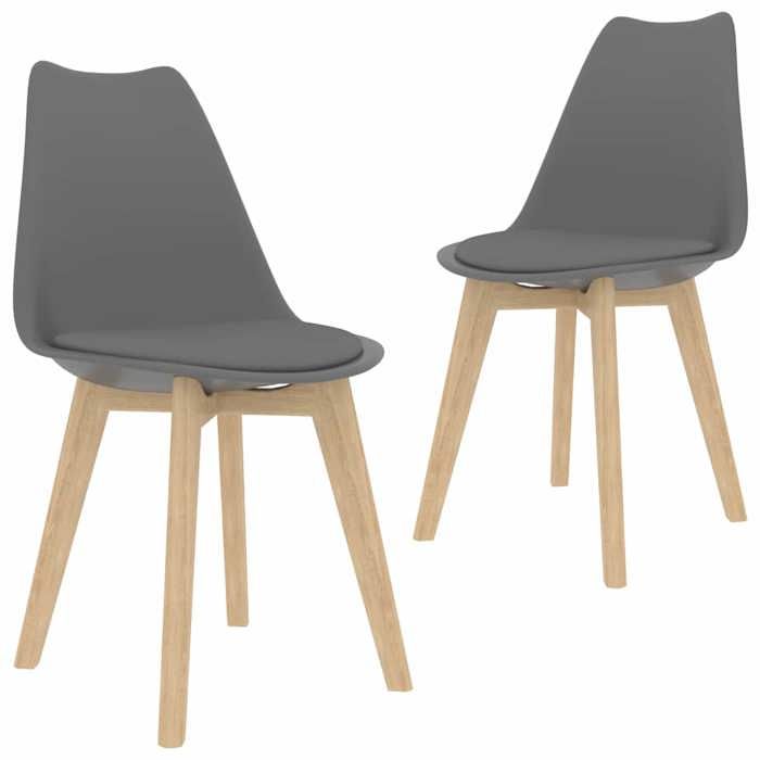 VidaXL 2x Chaises de Salle à Manger Chaises à Dîner Chaises de Repas Sièges de Cuisine Meubles de Cuisine Maison Intérieur 244785
