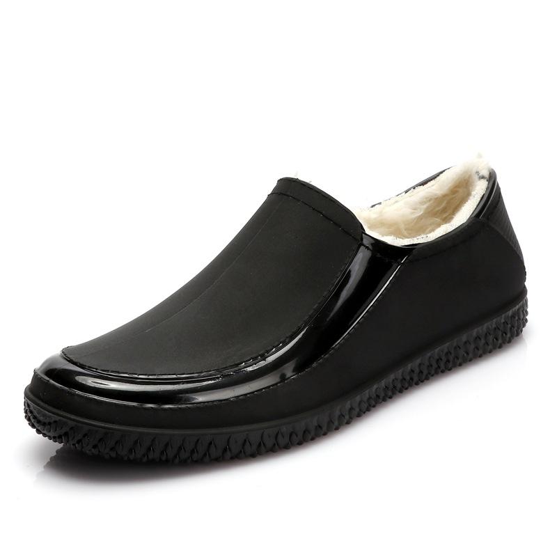 

Дождевые сапоги мужские низкие - короткие резиновые сапоги водонепроницаемая обувь нескользящие легкие резиновые туфли мужские галоши трендовая обувь для рыбалки 42