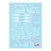 Fluorescent!! HG RG EG 1/144 Robot MS Yukisha Detail Up Water Transfer Decal (for HG 1/144 Destiny Spec & Zeus Silhouette HG-104)