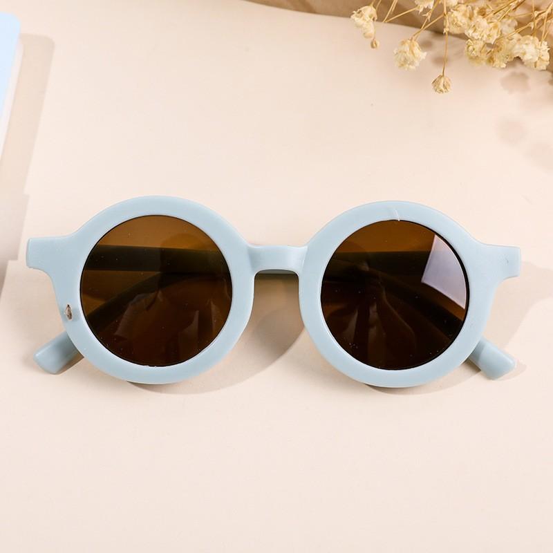 Baby Round Frame Sunglasses, Children's Fashionable And Cute Sunglasses
