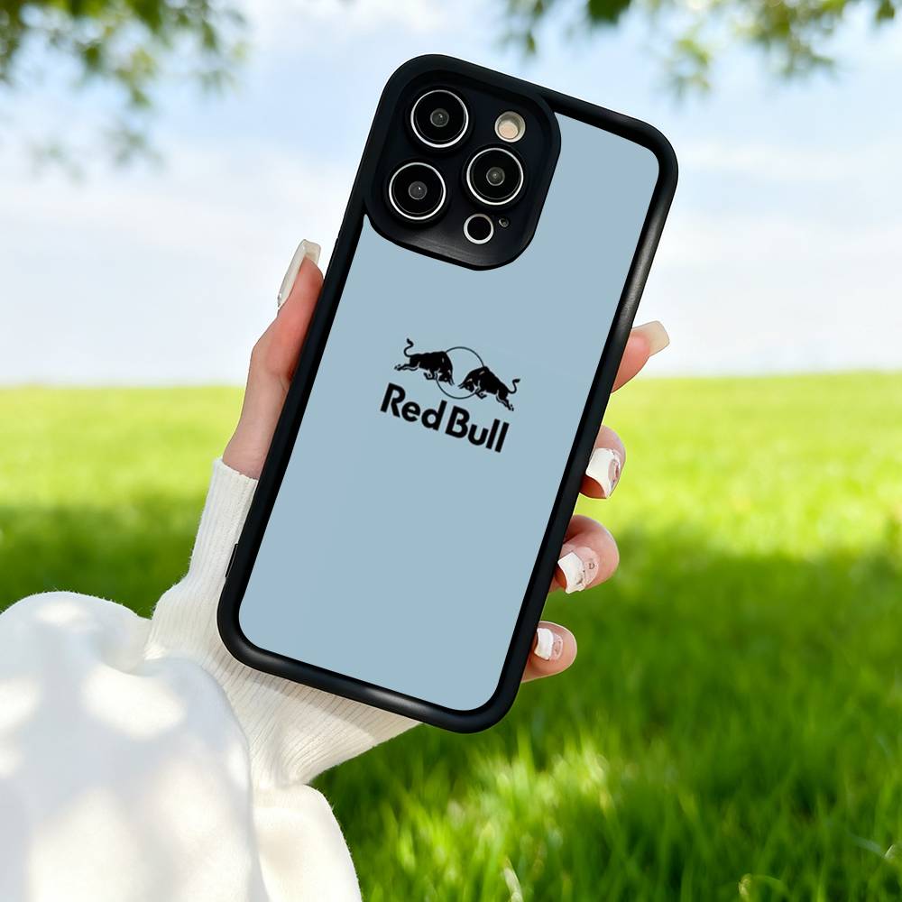 Fashion Red Logo B-BullS Mouse Pad Case For IPhone 17 16 15 14 Max 13 11 12 Pro Mini Plus Shockproof Silicone