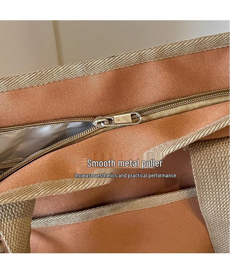 Korean-Style Canvas Tote: Large Capacity, Chic Summer Shoulder Bag for Women 2026