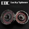 Metal Lucky Spinning Decision Wheel Palm Dice, EDC Linkage Fidget Spinner Desktop Choice Roulette, Stress Relief Decompression Toy