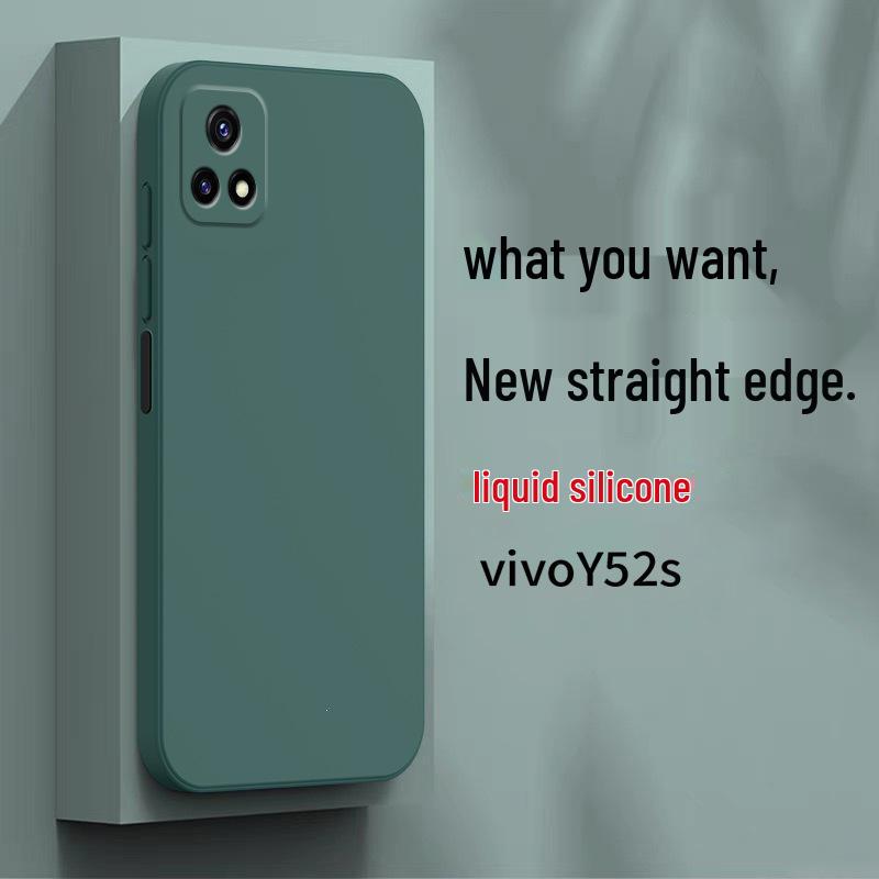 Vivo Y52s V2057A Liquid Silicone Case - Full Coverage Anti-Drop Protection