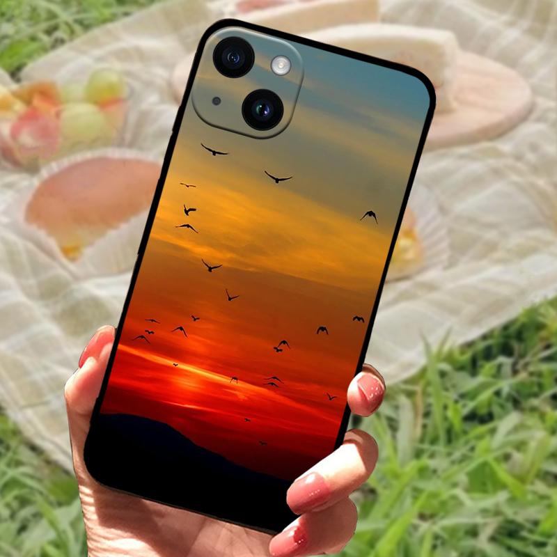 Cute Animal Phone Case For iPhone 15 Plus Soft Silicone TPU Shockproof Back Cover For iPhone 15 Pro Max 15Pro Protection Cases