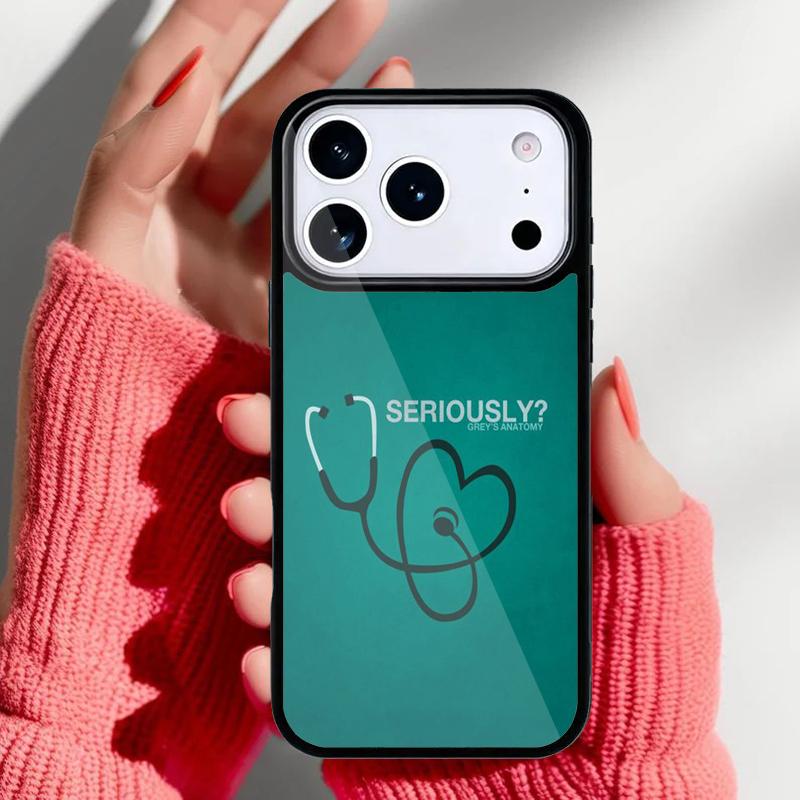 American TV Greys Anatomy Nurse doctor Phone Case for iPhone 17 16 15 14 13 Pro Max Back Cover for 12 11 Pro Coque