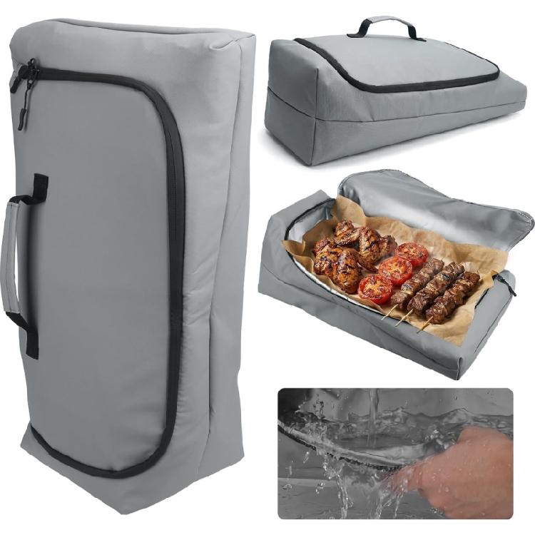 270° Opening BBQ Blanket for Resting Meat Insulated Leak-Proof for Brisket Turkey Pork Smoker Accessories for Camping