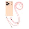 For iPhone 17 Pro Case Four Corner Anti Drop TPU Phone Cover with Hanging Rope
