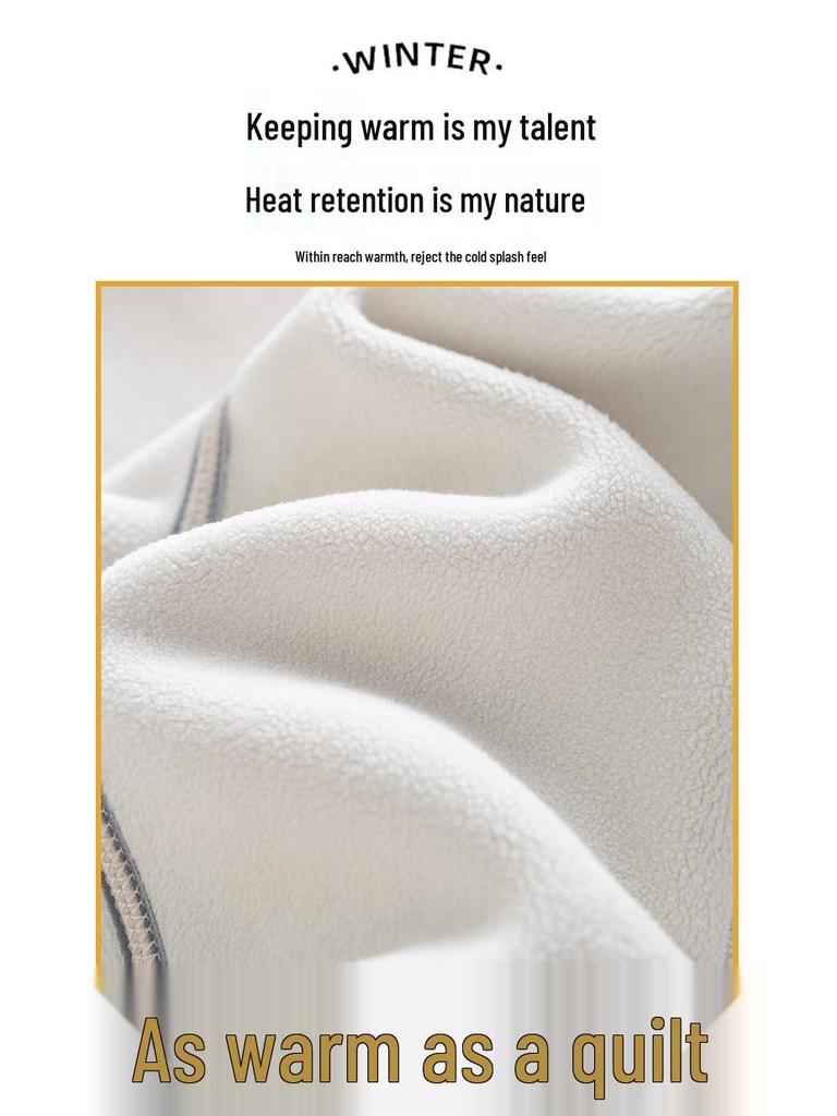 2025 Autumn/Winter Seamless Fleece-Lined Children's Leggings - Fashionable and Thickened for Girls