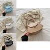 Chic Vintage Minimalist Womens Saddle Bag Stylish Fashionable Crossbody Purse