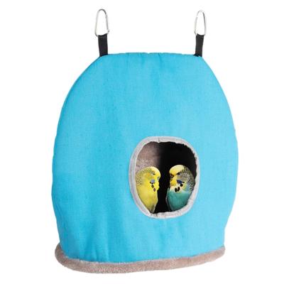Warm Bird Nest Winter Bed House Snuggle Tent Hanging Hammock Cage Tent Hideaway for Parrot Cockatiel African Greys
