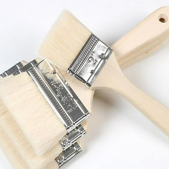 Non-Shedding Mixed Pig Bristle Household Cleaning & BBQ Brush
