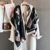 Women Cashmere Scarf Autumn Winter Thick Warm Scarf Luxury Quality Shawl Wrap Fashion Warmth Versatile Blanket Bufanda Echarpe