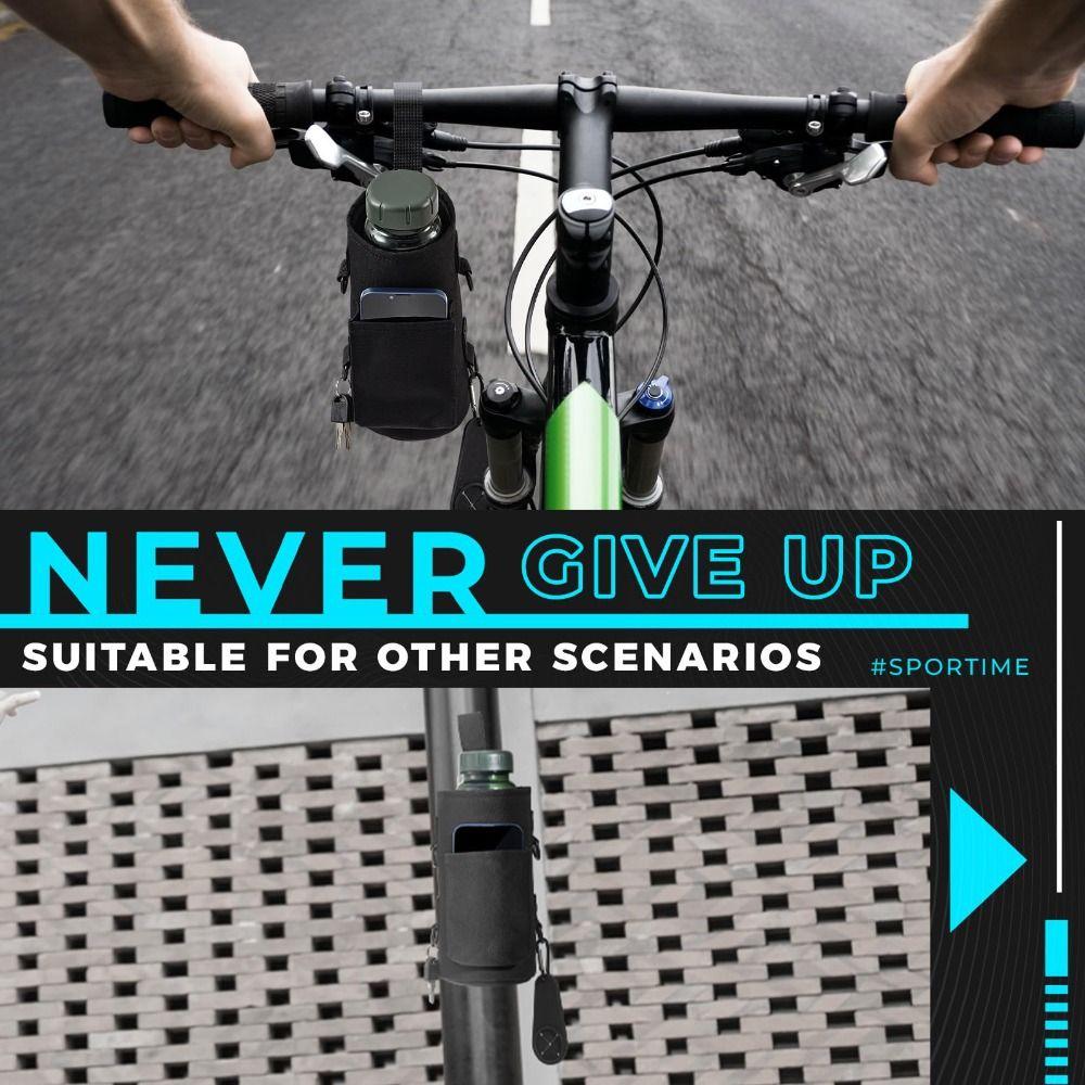 Large Capacity Gym Cup Pouch with Pocket Bottle Holder Portable Water Bottle Bag  Gym Accessories