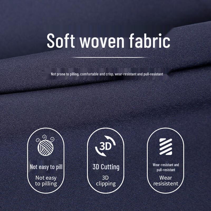 Caizi Men's Casual Straight-Leg Trousers