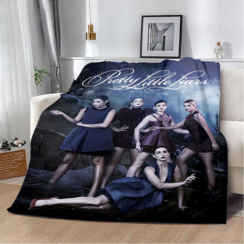 Pretty Little Liars Aufdruck Decke Picknickdecken Warme Decke Weiche und Bequeme Decke Haus Reisen Geburtstagsgeschenk