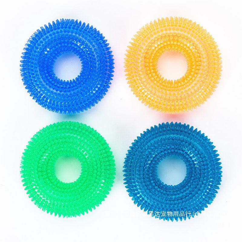 Squeaky Molar Ball: Durable, Bite-Resistant Toy for Medium & Large Dogs
