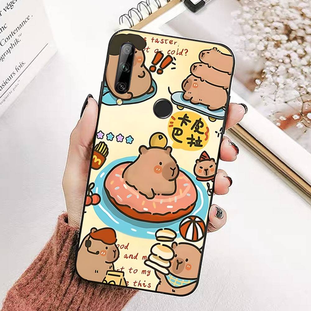 Custodia per Telefono Animale Carino Capibara Per Huawei Honor 10 Lite 9 20 7A 9X 30 50 60 70 Pro Plus Copertura Morbida in Silicone