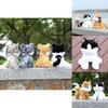 Cute Orange Gray Blue Yellow Cat Plush Doll Children Toy For Kids And Babies Gift