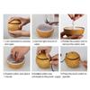 1PC Luftbefeuchter Elektrischer Luftaroma-Diffusor Holz Ultraschall-Luftbefeuchter Ätherisches Öl Aromatherapie Kühlen Nebel Maker für Schlafzimmer