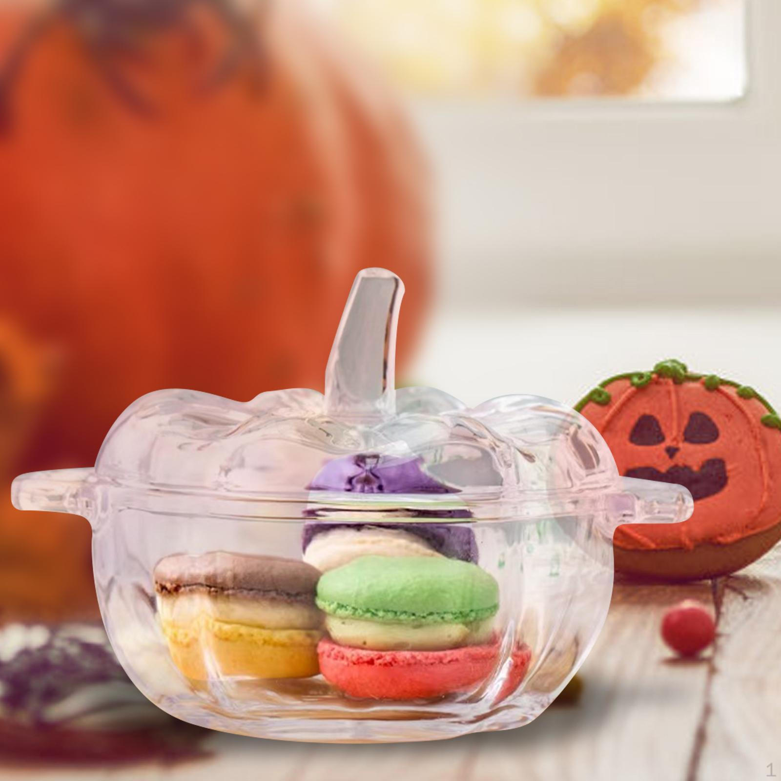 

Конфетница с крышкой, контейнер в виде тыквы, банка, декоративная для офиса, стола, чистый