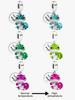 Copper Personalized Cute Chameleon Charm Pendant For Bracelets Diy Women'S High Quality Fashion Fine Jewelry