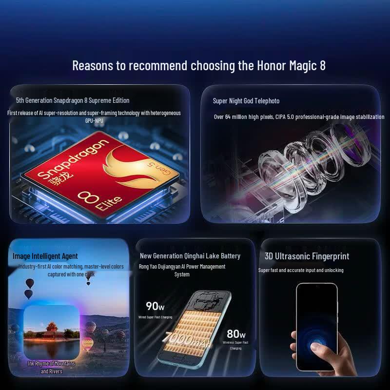 Honor Magic8 Flagship AI Smartphone (CN version)