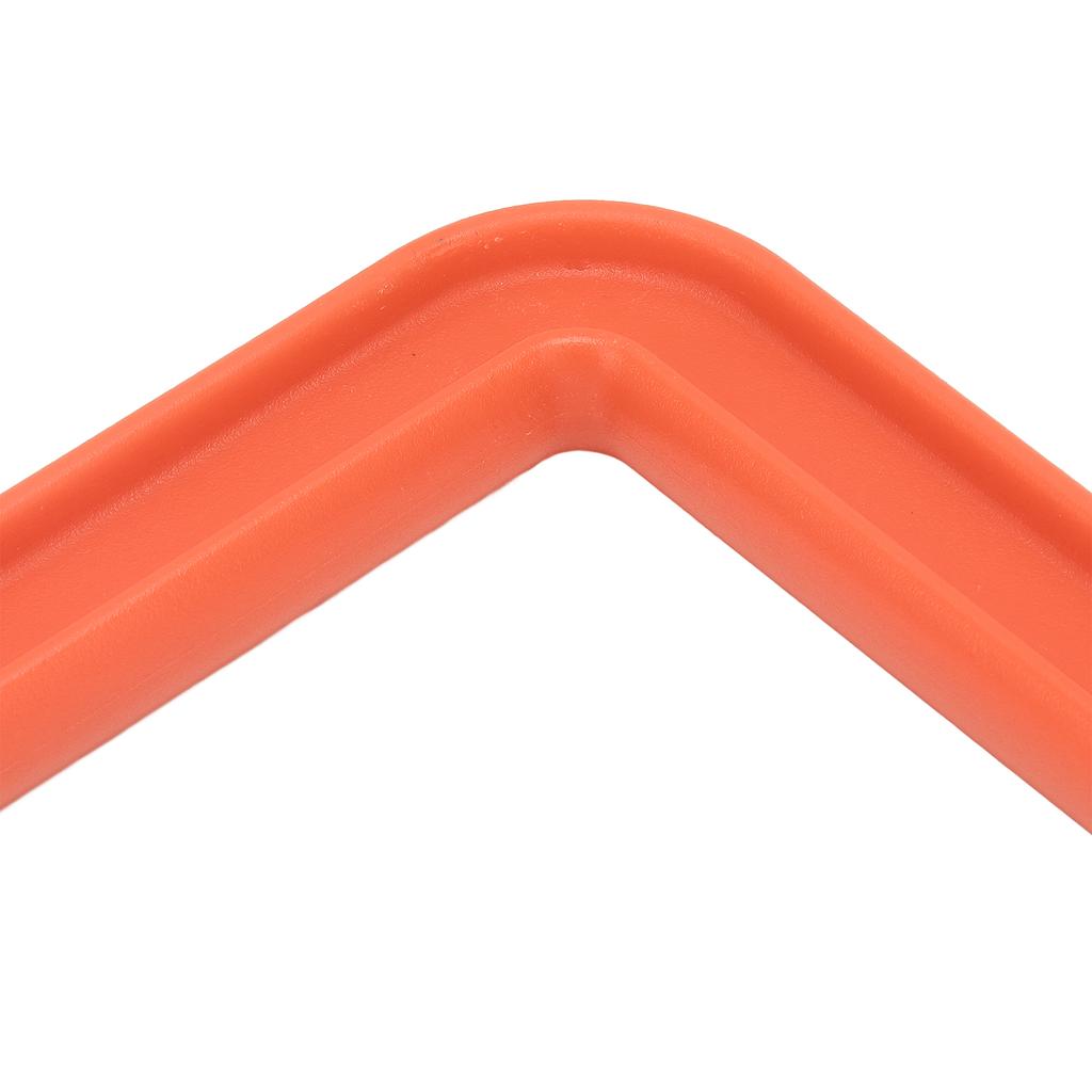 5 Pcs Agility Training Rings Multifunctional Quadrilateral Physical Speed Training Rings for Basketball Football Orange