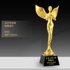 Customized High-end Gold-plating Resin Trophy, Creative Five-Pointed Star Thumb Excellent Staff Award, Gold, Silver, Copper, 1Pc