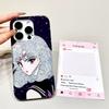 Hollow Black Cat Beauty Girl for Apple 17/16pro Mobile Phone Case iPhone 15IMD Glitter 13 Cartoon 14